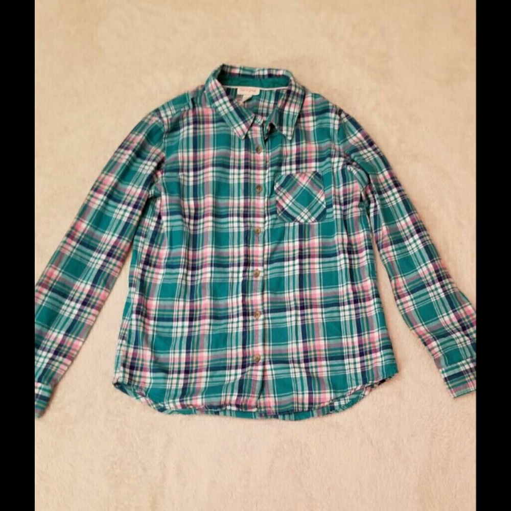 Plaid Long-sleeve Shirt